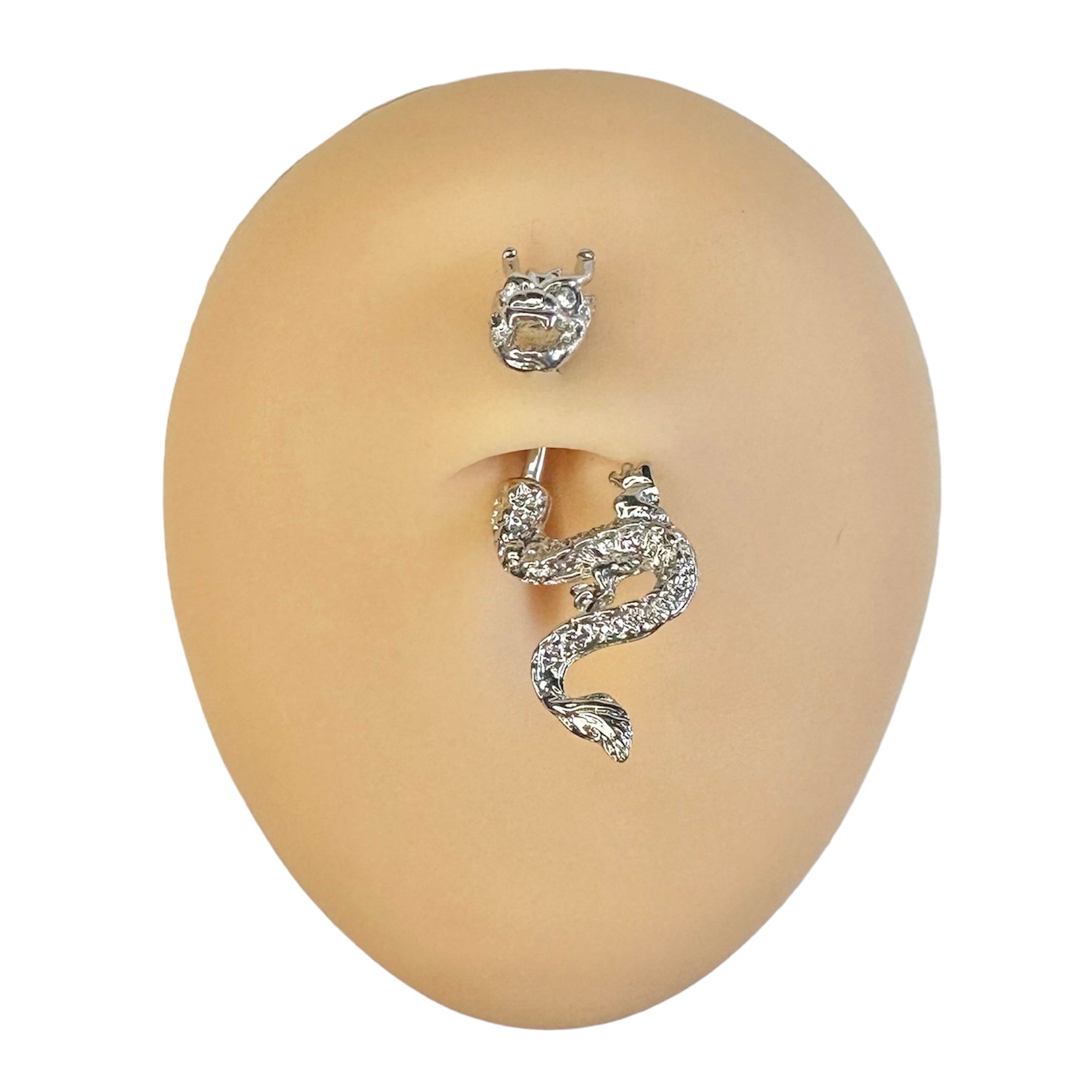Silver Gemmed Eyes Dragon Belly Bar image 0