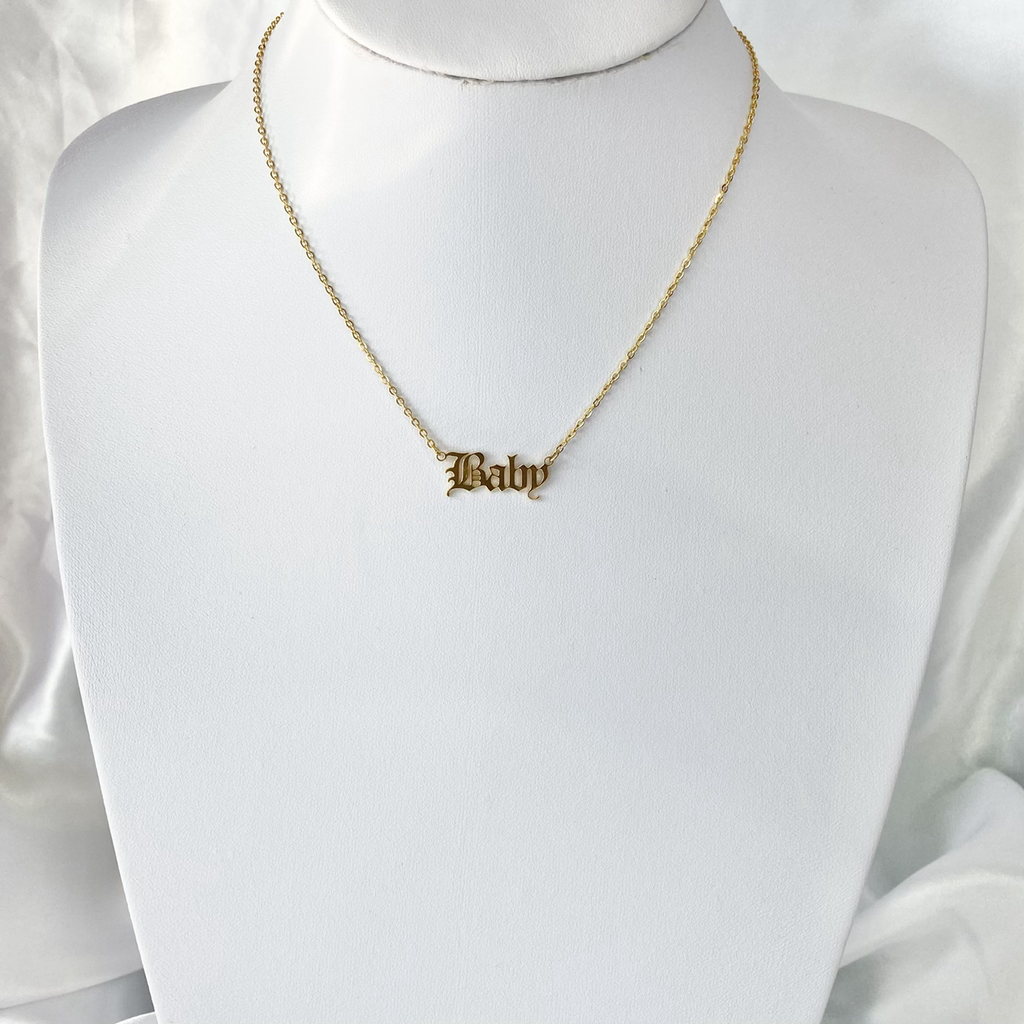 Gold Baby Necklace image 1