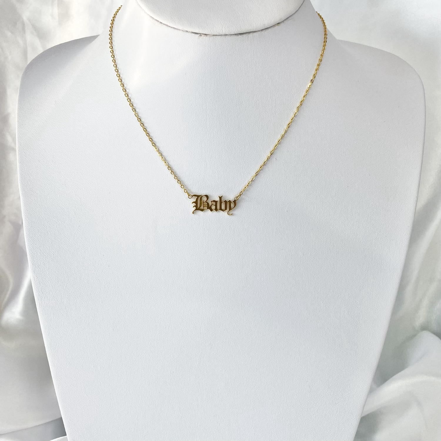 Gold Baby Necklace image 1