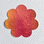 Gold Rainbow Flower Nipple Covers image 1