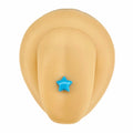 Blue Glow In The Dark Star Tongue Bar image 0