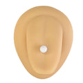 White Solid Colour Ball Titanium Tongue Bar  image 0