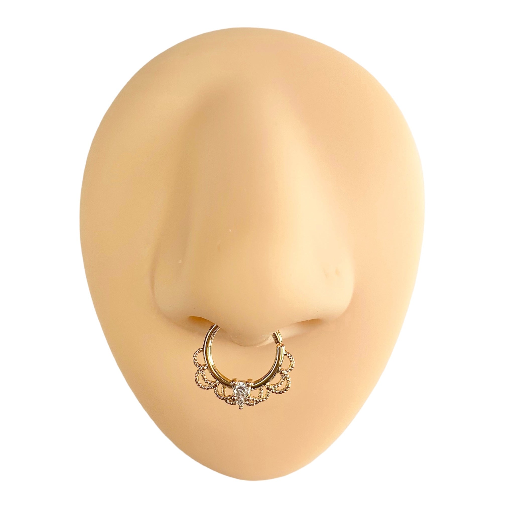 Gold Royal CZ Bendable Hoop  image 0