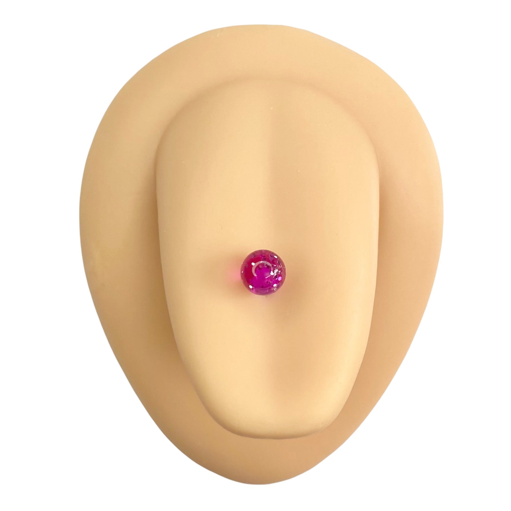 Purple Glitter Tongue Bar image 0