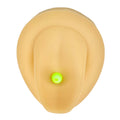Green Matte Pearlescent Tongue Bar image 0