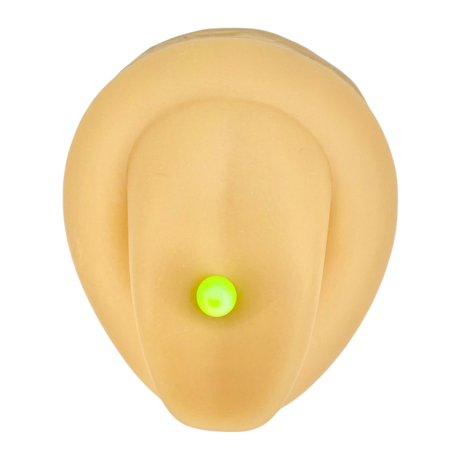 Green Matte Pearlescent Tongue Bar image 0
