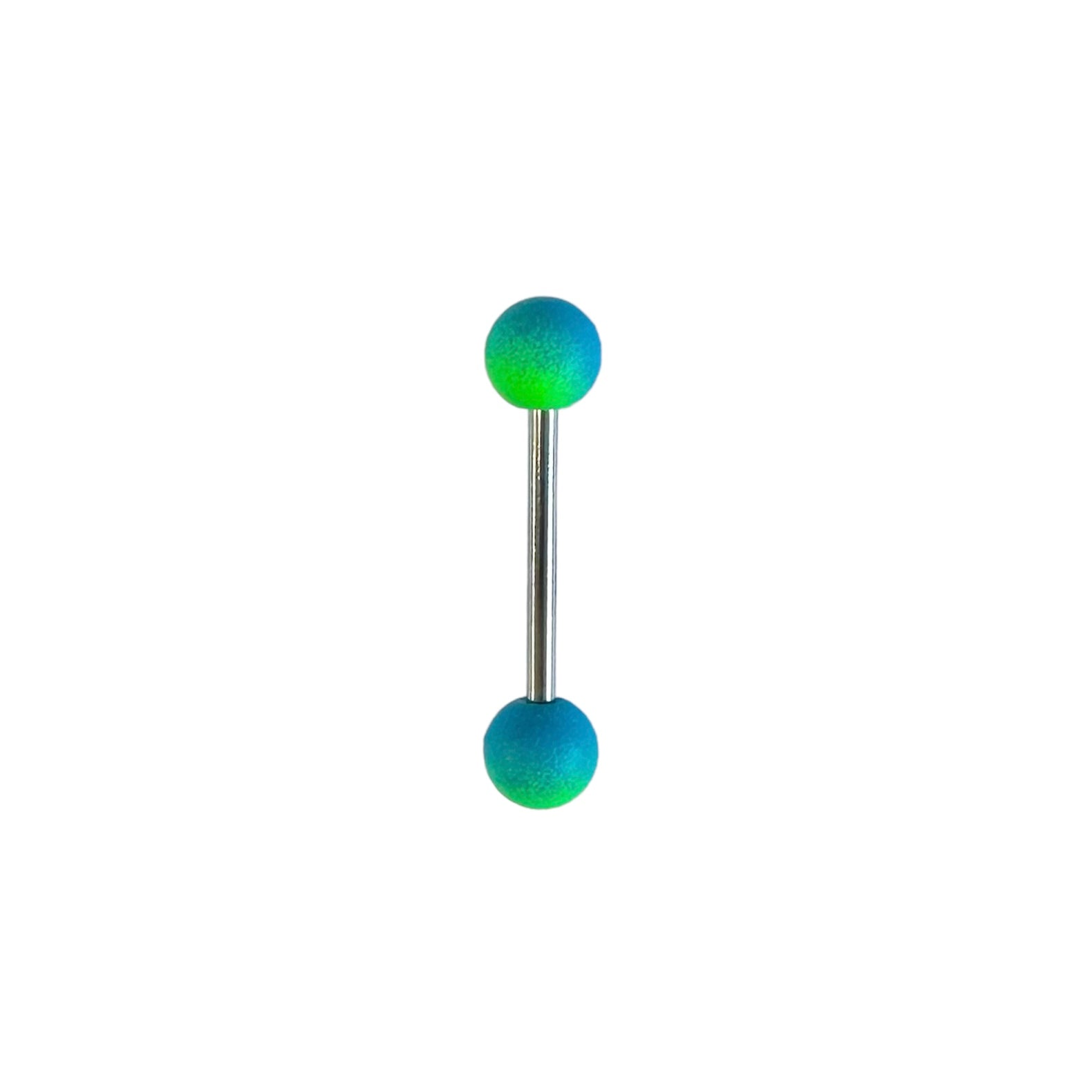Blue & Green Two Tone Tongue Bar image 1