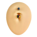 Rainbow Metallic AB Belly Bar  image 0