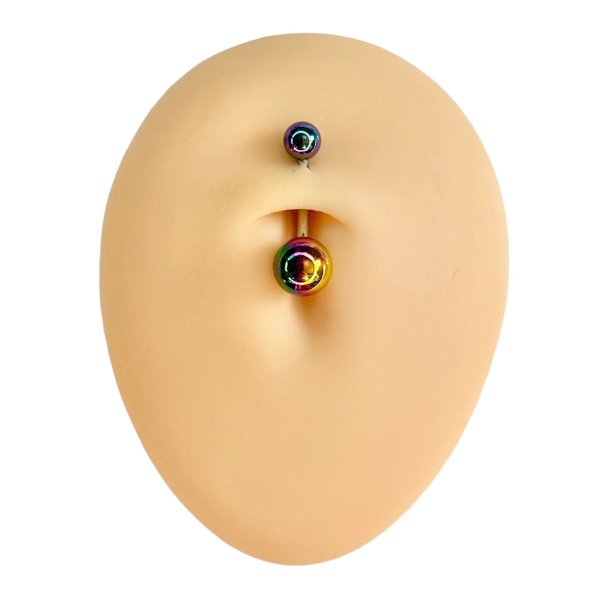 Rainbow Metallic AB Belly Bar  image 0