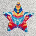 Tie Dye Star Nipple Covers image 0