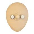 White Druzy Stone Nipple Bar image 0