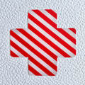 Candy Cane Cross Nipple Covers image 0