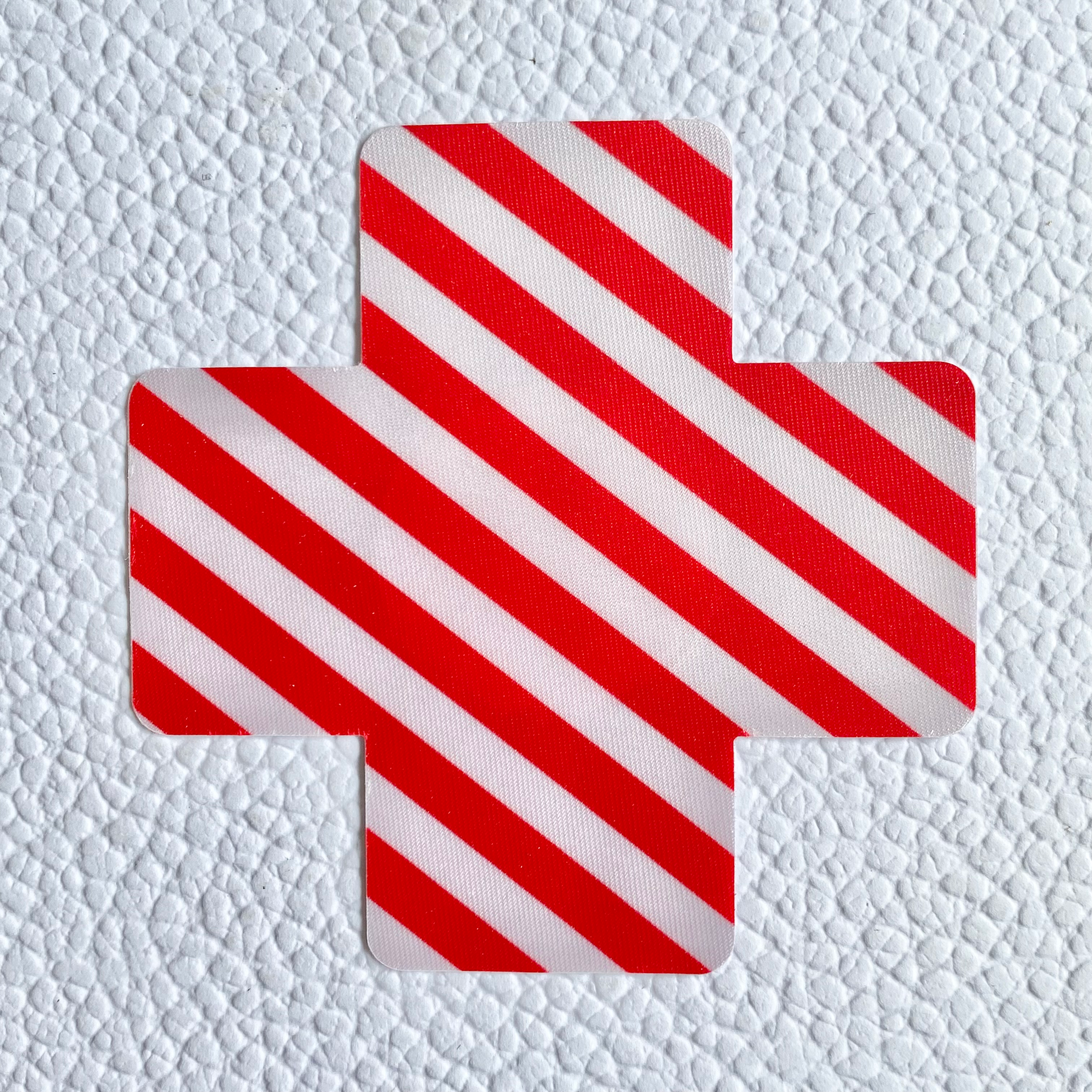 Candy Cane Cross Nipple Covers image 0