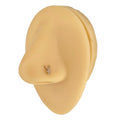 Rose Gold Playboy Nose Stud image 0