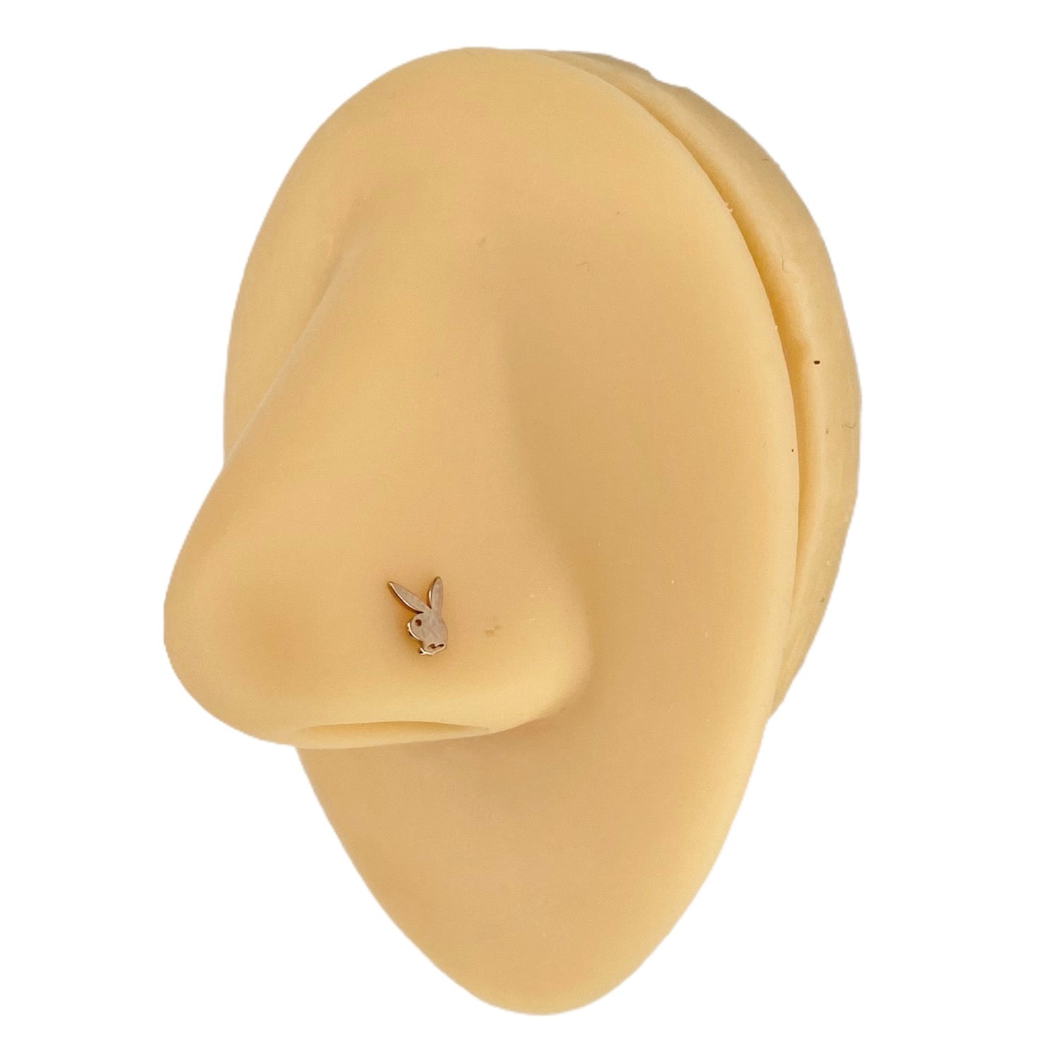 Rose Gold Playboy Nose Stud image 0
