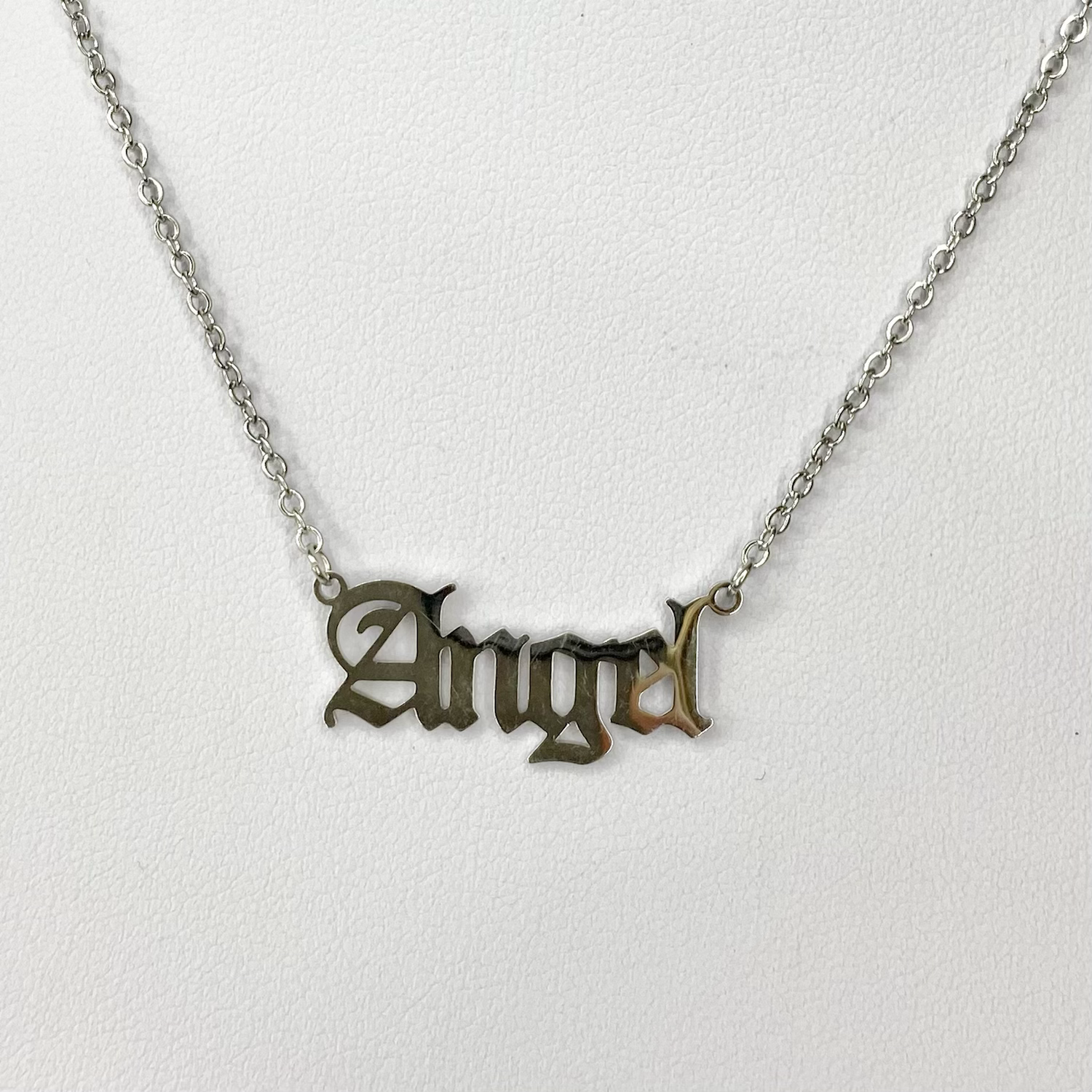 Silver Angel Necklace image 0