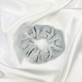 Grey Velvet Scrunchie image 0