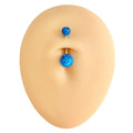 Blue Splash Effect Belly Bar  image 0