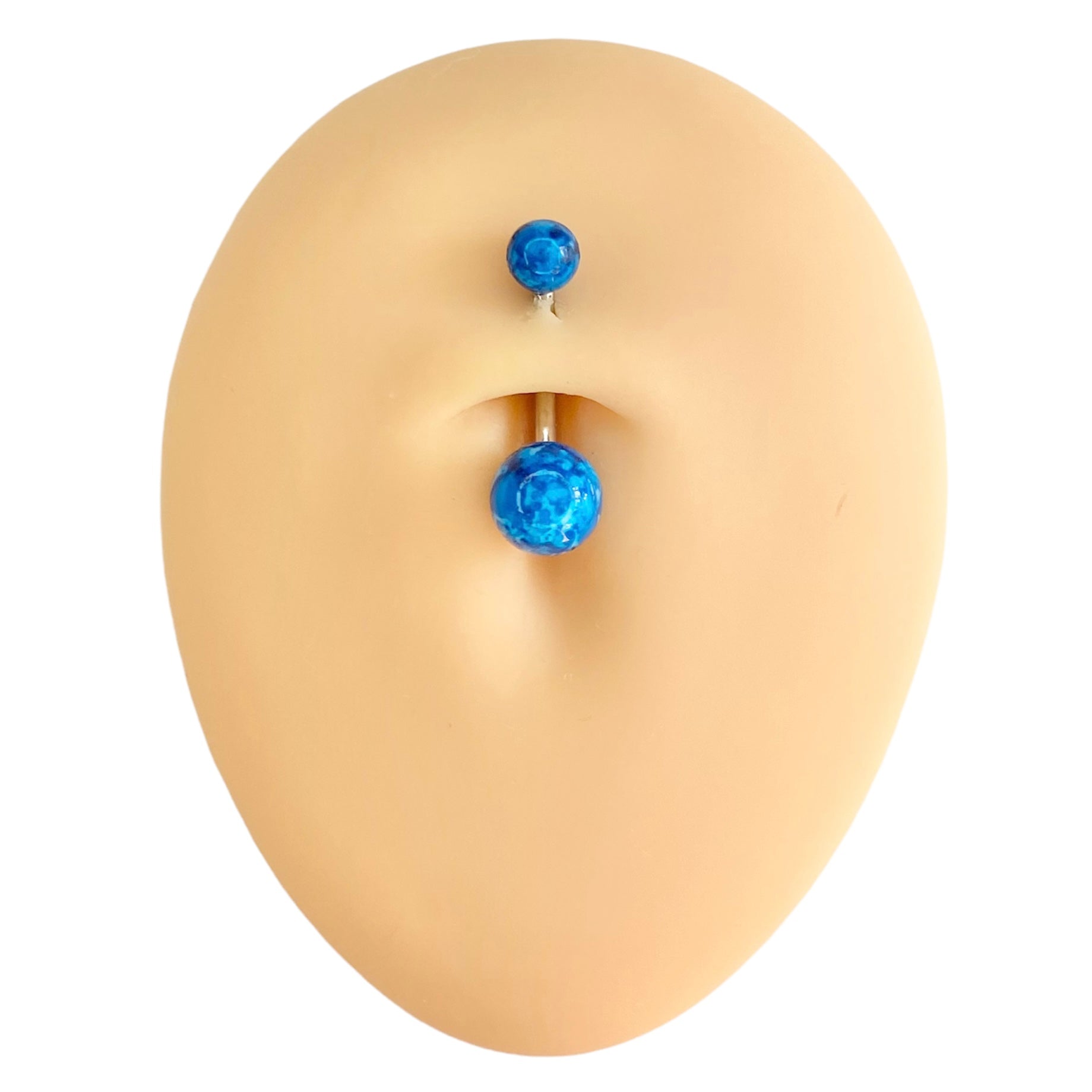 Blue Splash Effect Belly Bar  image 0