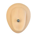 Black Faux Pearl Tongue Bar image 0