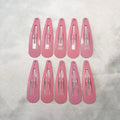 10x Pink Hair Clips  image 0