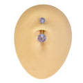 Light Blue Glitter Belly Bar  image 0