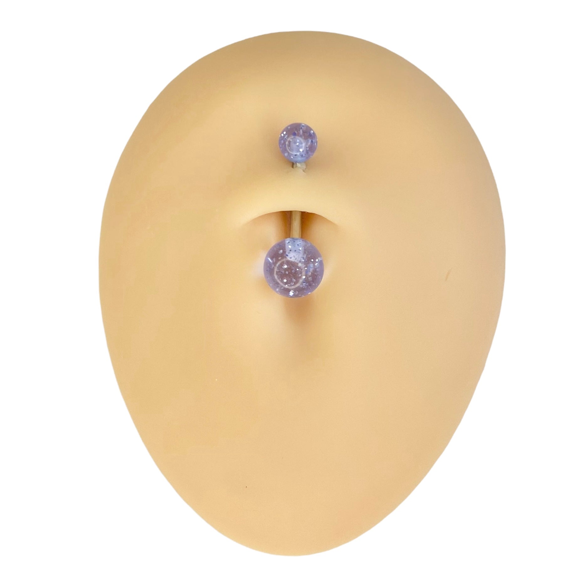 Light Blue Glitter Belly Bar  image 0