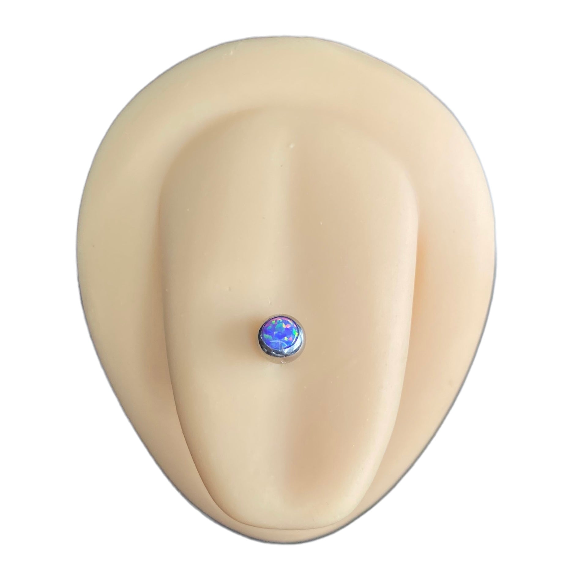 Purple Opal Press Fit Tongue Bar image 0