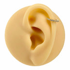 Gold Clear CZ Lined Bendable Hoop image 1