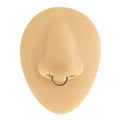 Silver D Shape Bendable Hoop  image 0