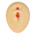 Red Glitter Belly Bar  image 0