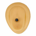 Black Marble Effect Tongue Bar image 0