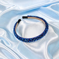Dark Blue Luxury Bead Headband image 0