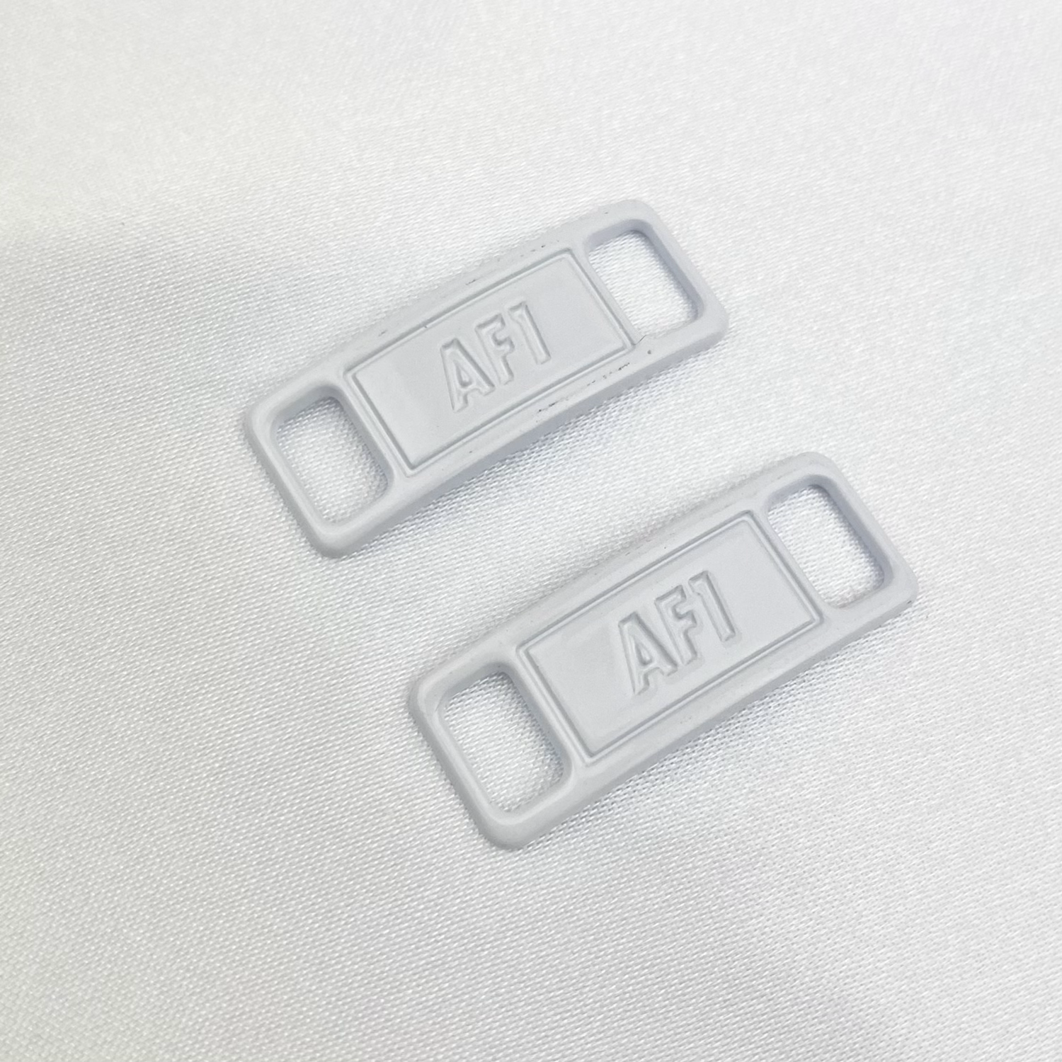 White AF1 Shoe Lace Buckle image 0