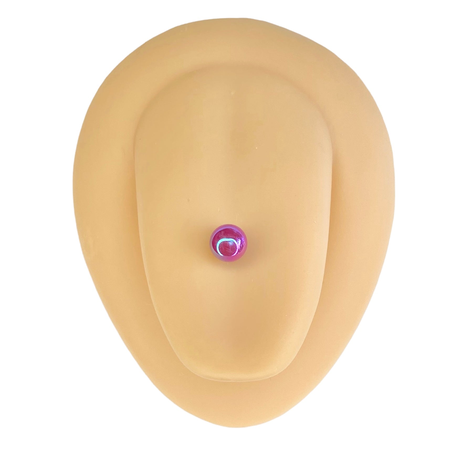 Purple AB Coated Tongue Bar image 0