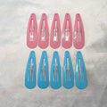  10x Pink & Blue Hair Clips  image 0