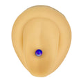 Blue Matte Pearlescent Tongue Bar image 0