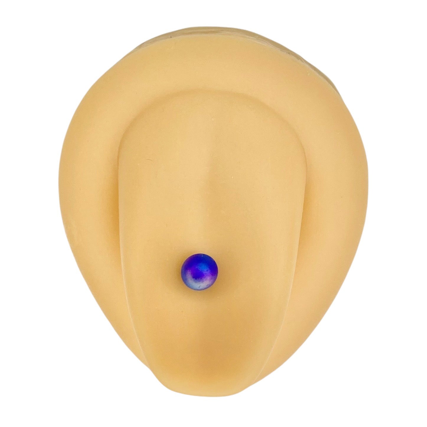 Blue Matte Pearlescent Tongue Bar image 0