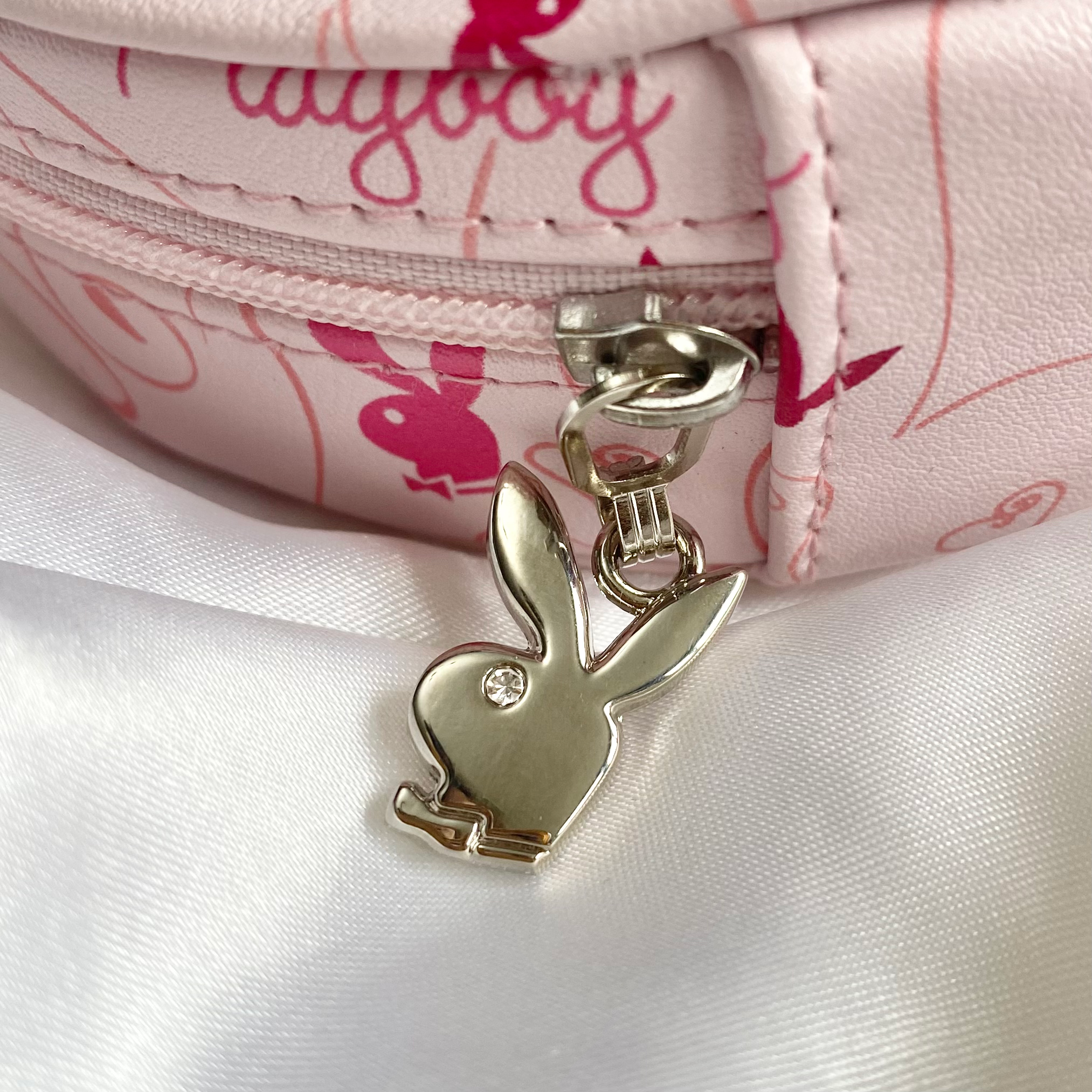 Pink Y2K Playboy Mirror Jewellery Box image 1