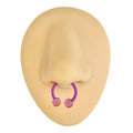 Purple Bio Flex Horseshoe Hoop  image 0