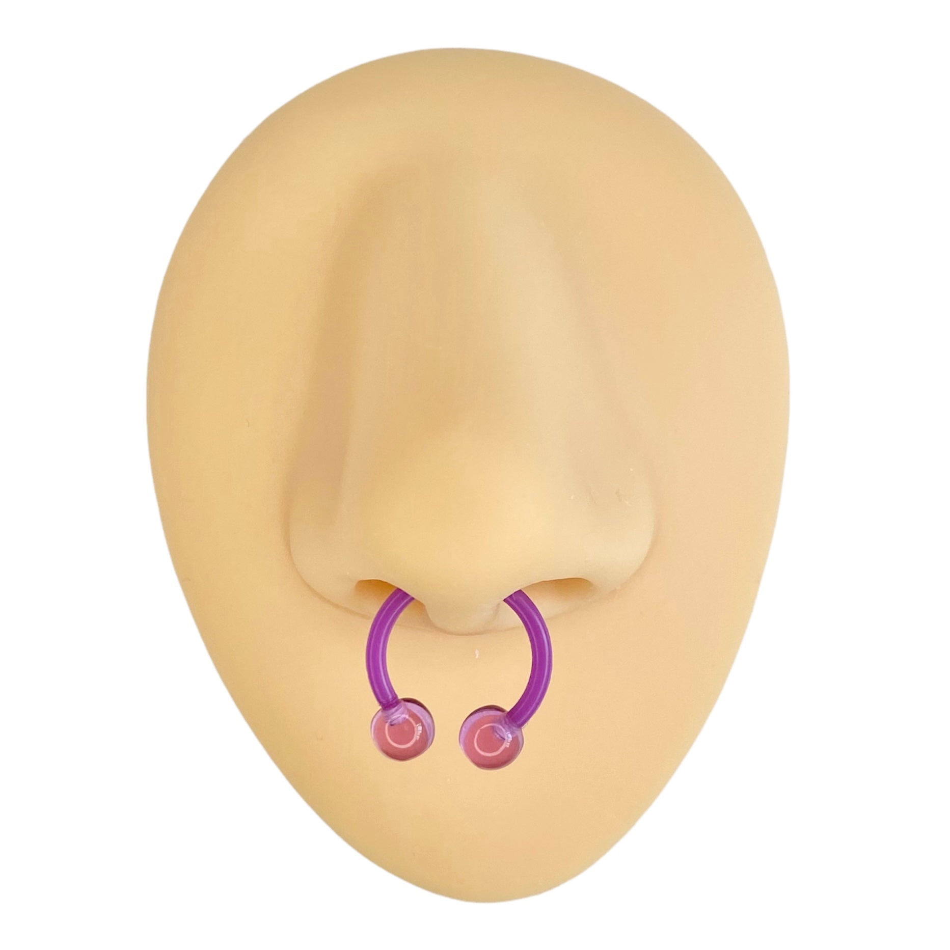 Purple Bio Flex Horseshoe Hoop  image 0