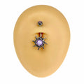 Purple Illuminating Tribal Sun Belly Bar  image 0