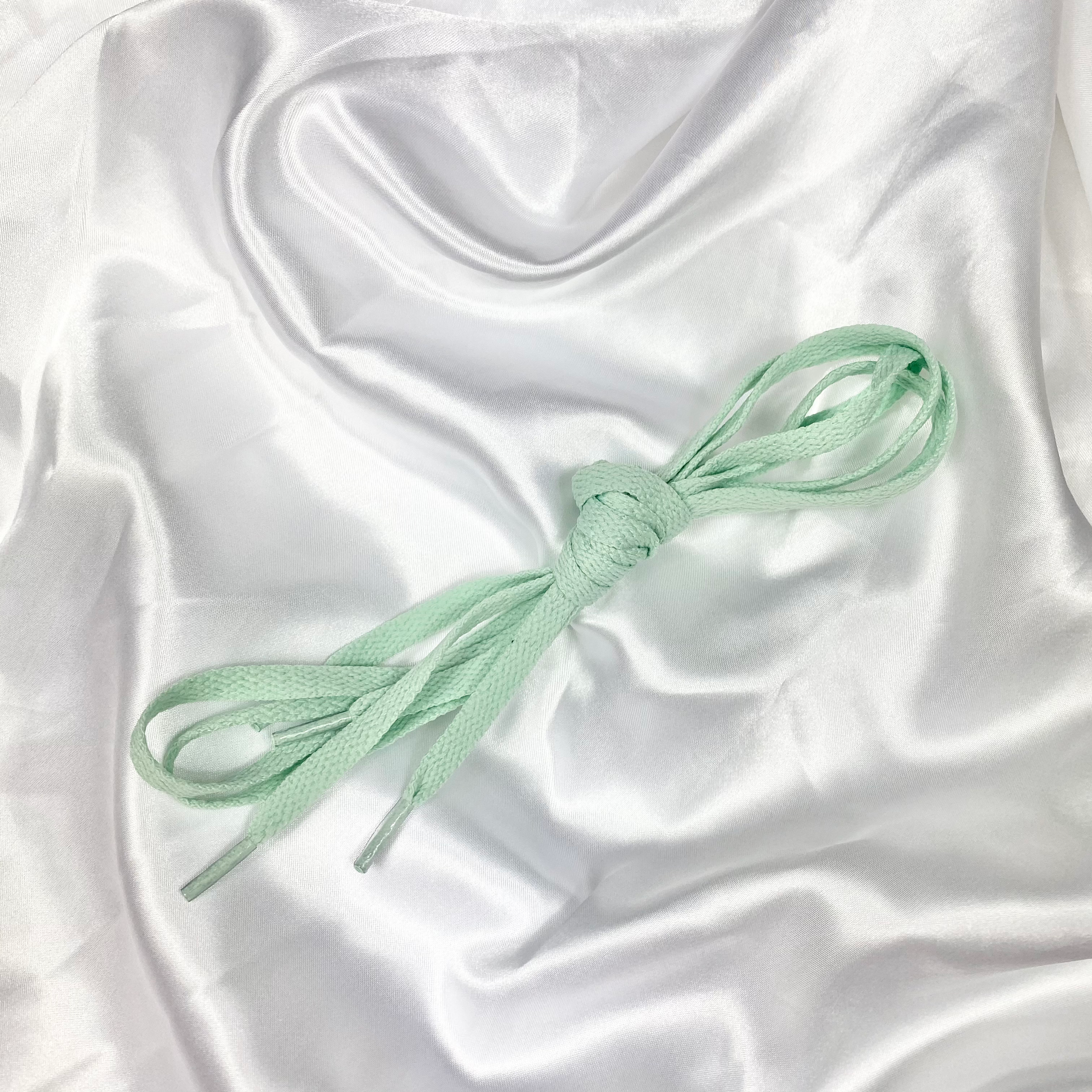 Pastel Green Shoe Laces image 0