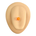 Orange Glitter Tongue Bar image 0