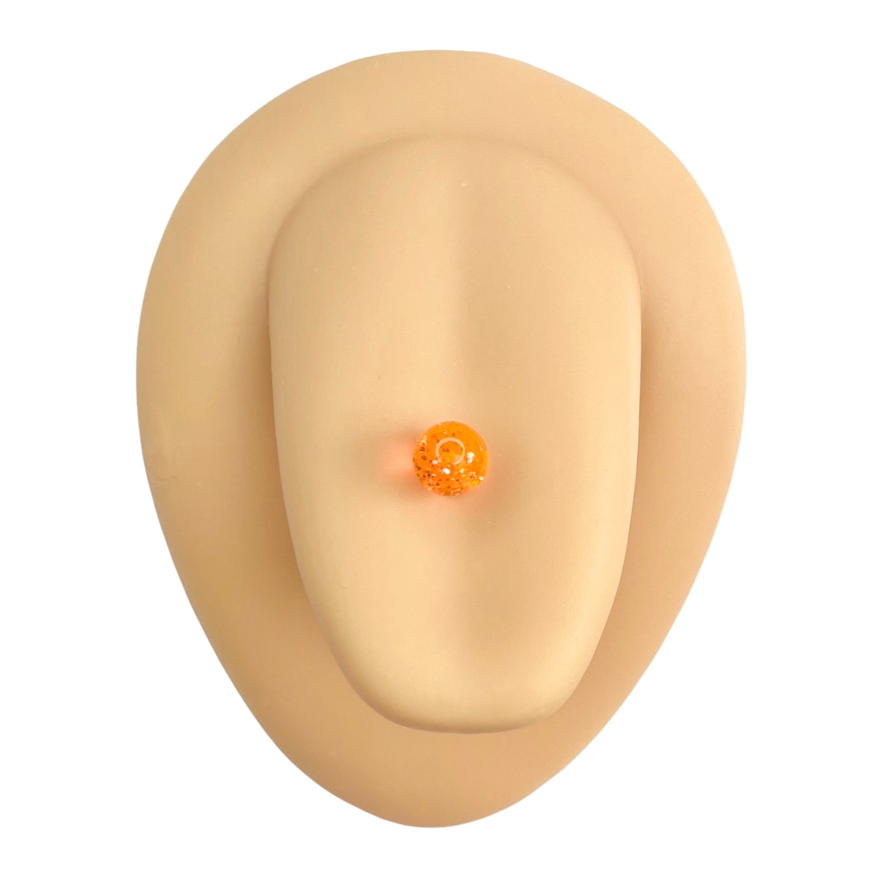 Orange Glitter Tongue Bar image 0