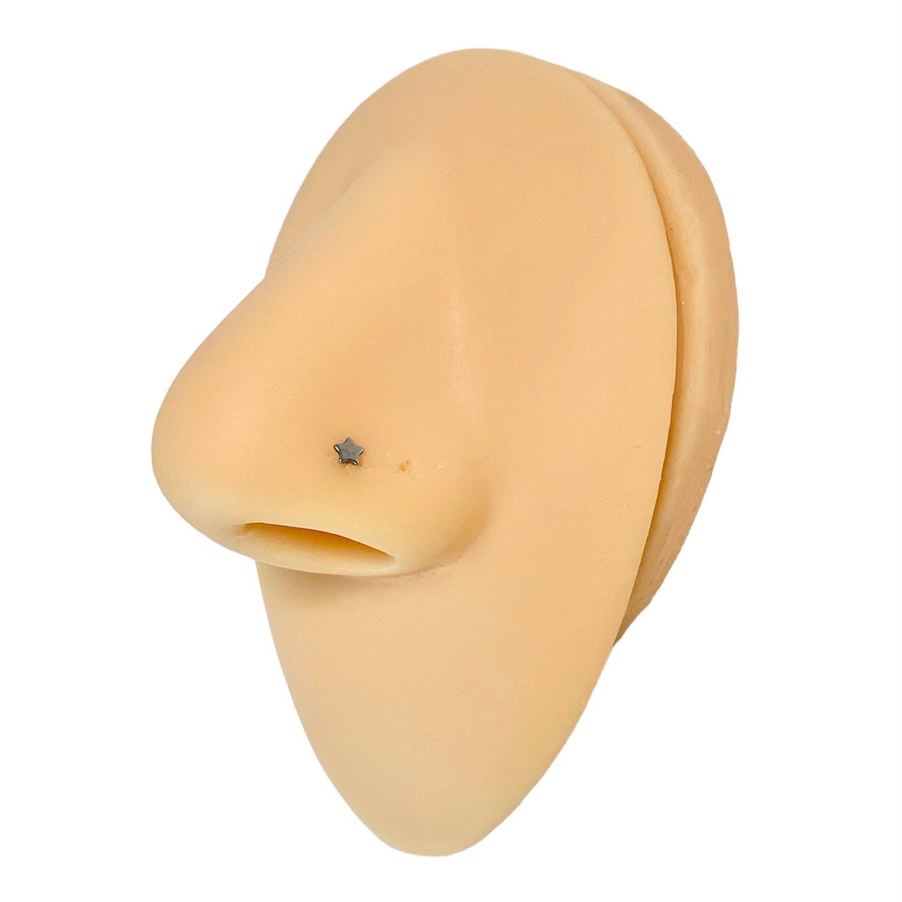 Silver Star Nose Stud image 0
