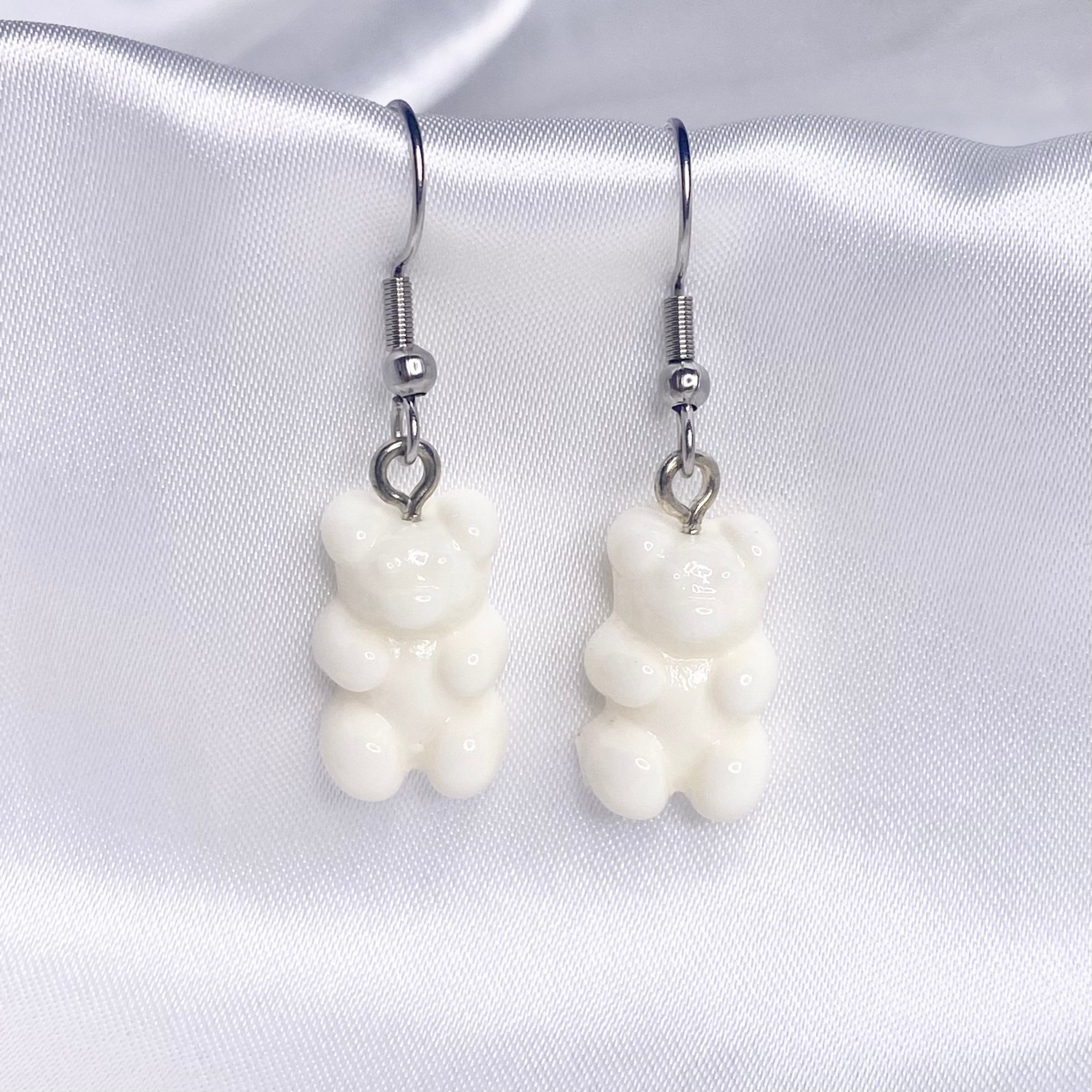 Milk Gummy Bear Earrings image 0