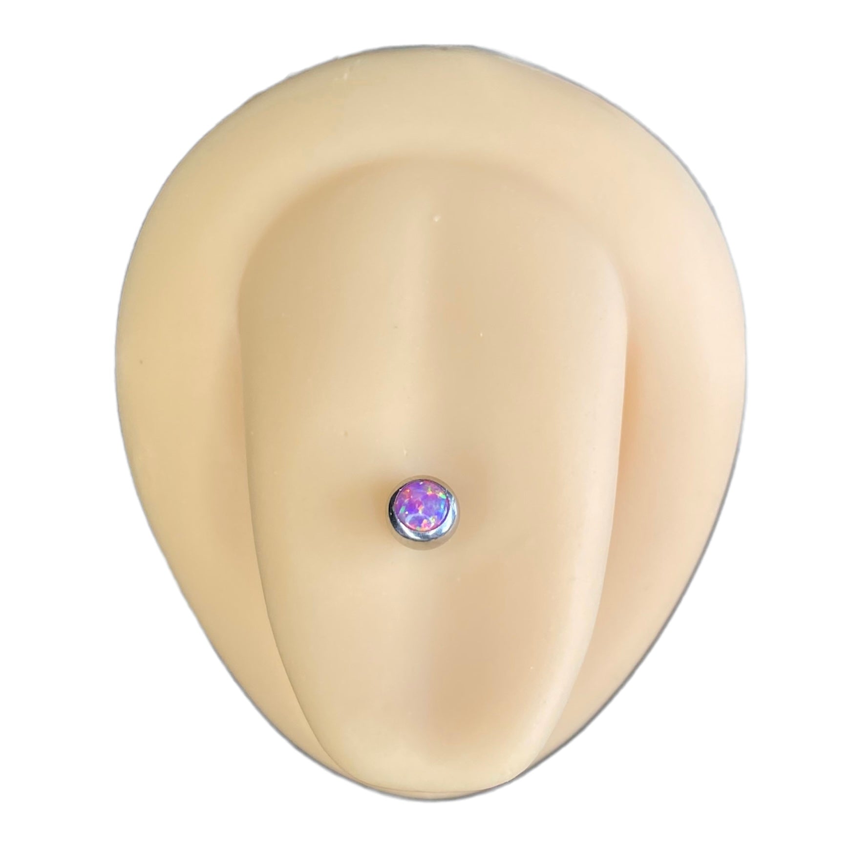 Pink Opal Press Fit Tongue Bar image 0