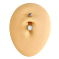 Clear Crystal Opal Belly Bar  image 0