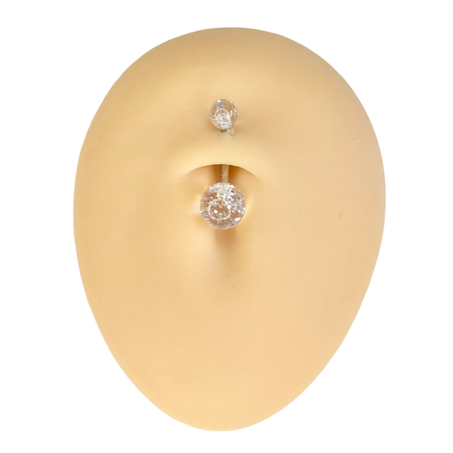 Clear Glitter Belly Bar  image 0
